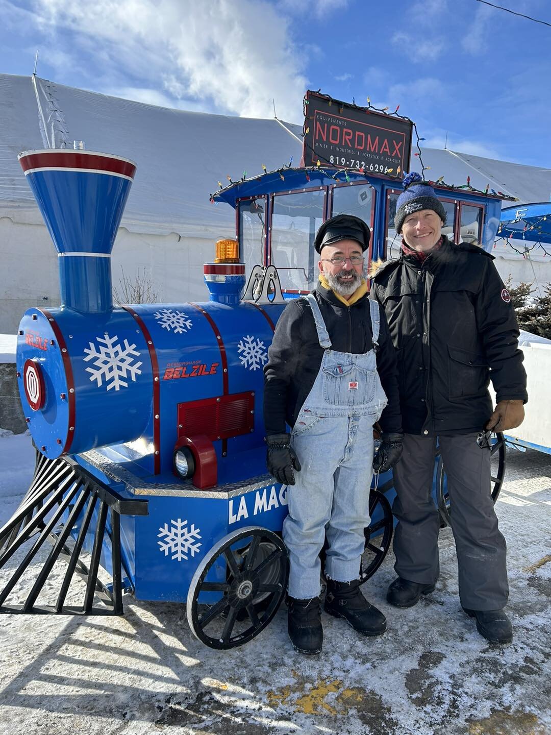 Train magique et bénévoles